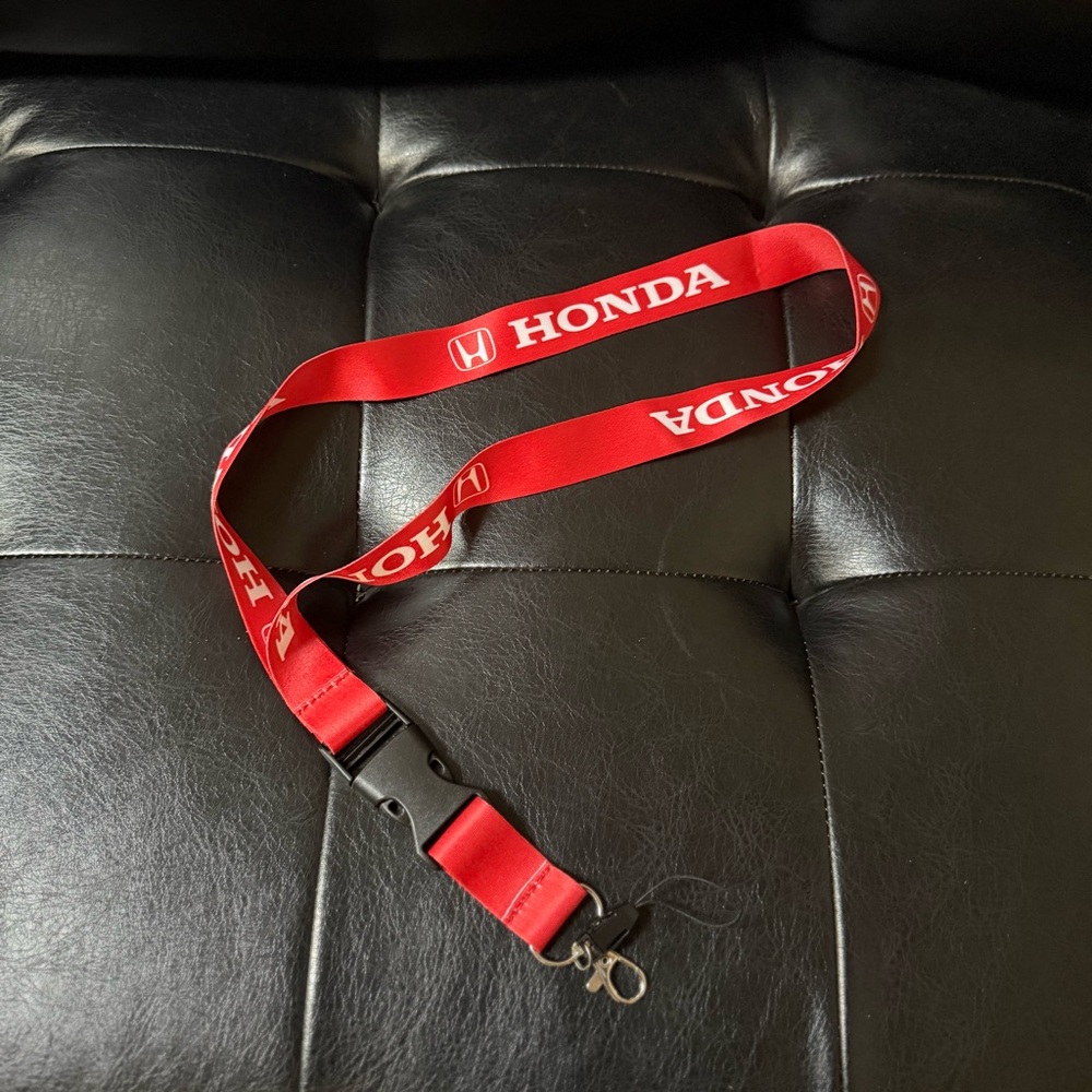 Honda Red Lanyard